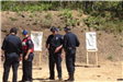 Police officers at the range 12