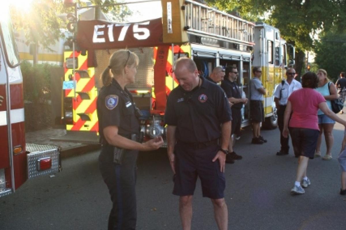 People at the block party 9