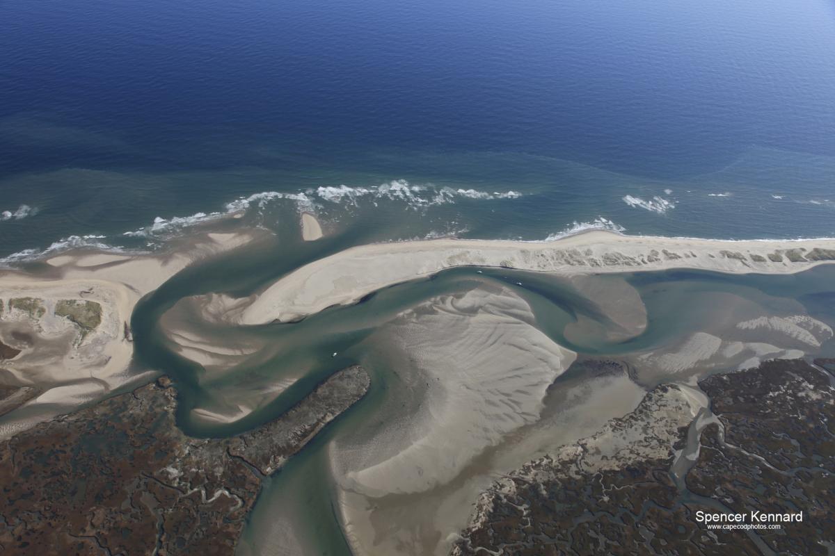 Aerial photo of Nauset Estuary 12