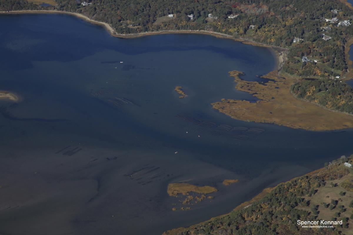 Aerial photo of Nauset Estuary