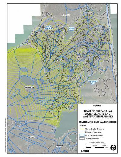 Map of Orleans watersheds